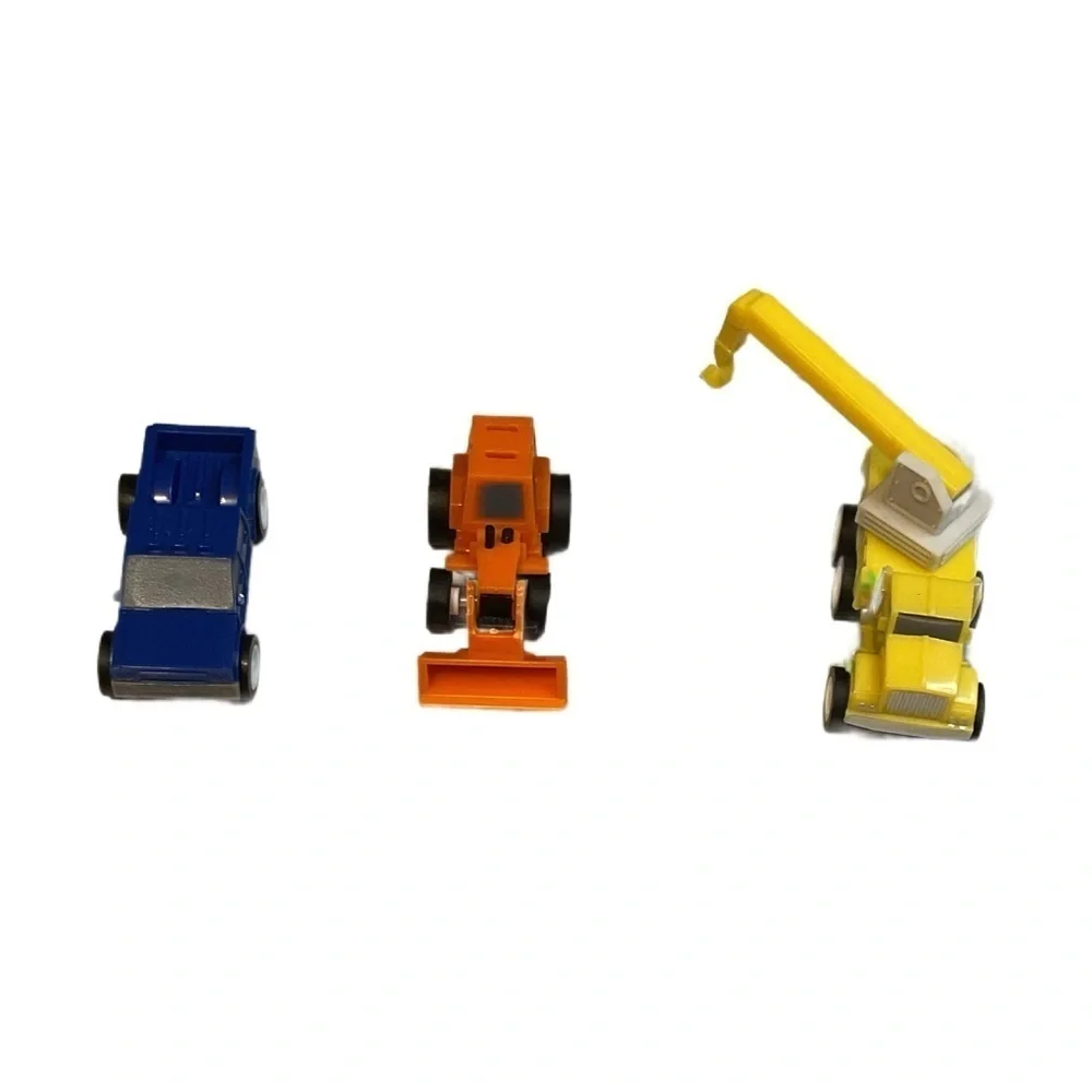Construction Vehicle Toy Set - Orange, Blue, Yellow lot